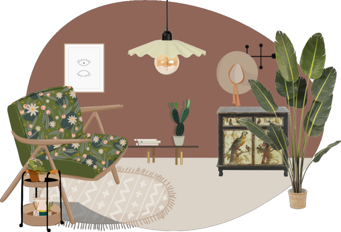 Illustration agencement & décoration d’interieur